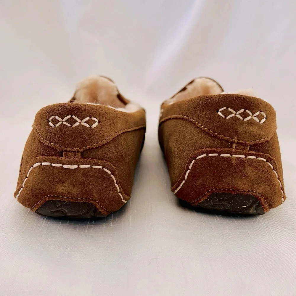New / UGG~Tan Suede Loafers / Ansley Slipper~Ultimate In Luxury & Comfort - Picture 6 of 16